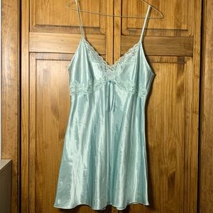 Turquoise Slip Dress